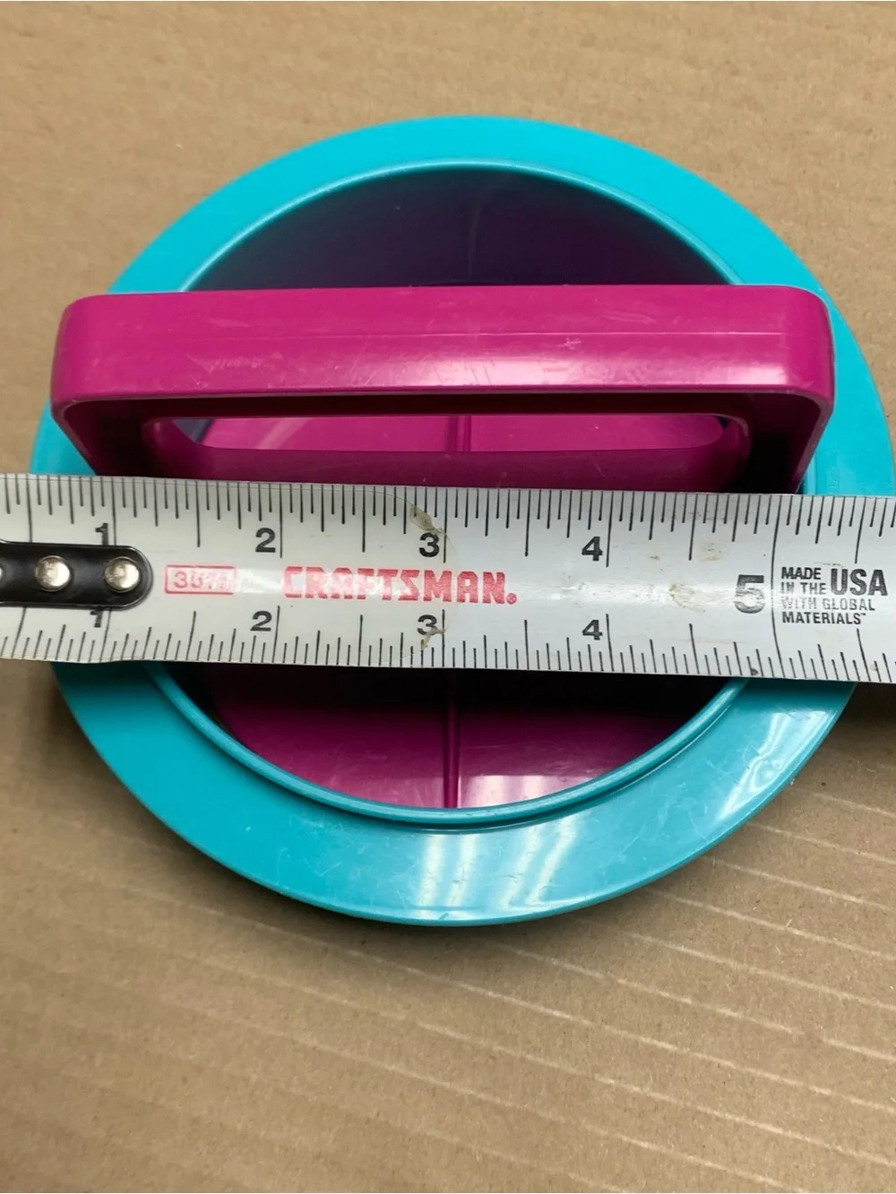 vintage Tupperware hamburger Press And Ring Collar Only Teal Purple meal prep
